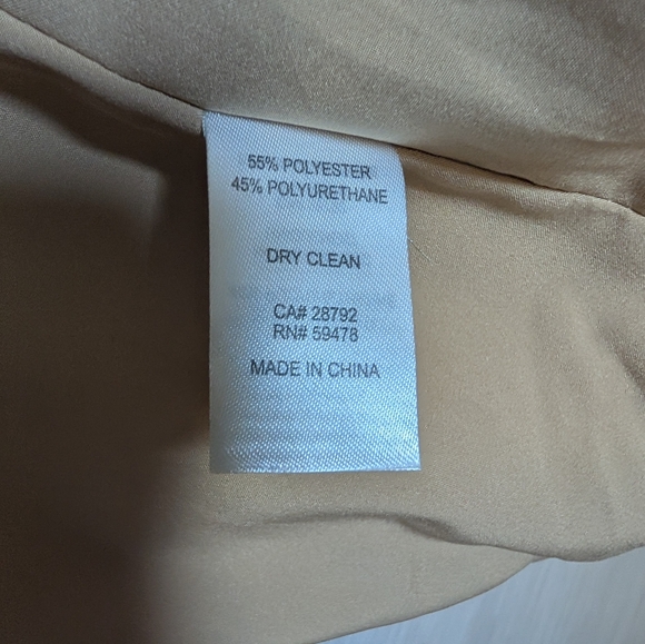 Joie Tan Faux Leather Blazer XL - Picture 7 of 10